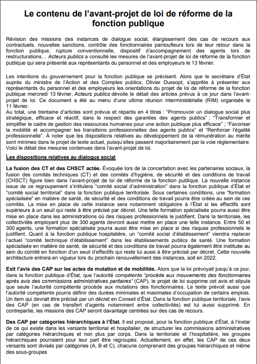 article 2299 de l'avant projet de réforme 